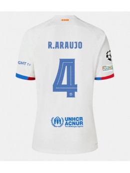 Barcelona Ronald Araujo #4 Auswärtstrikot 2023-24 Kurzarm